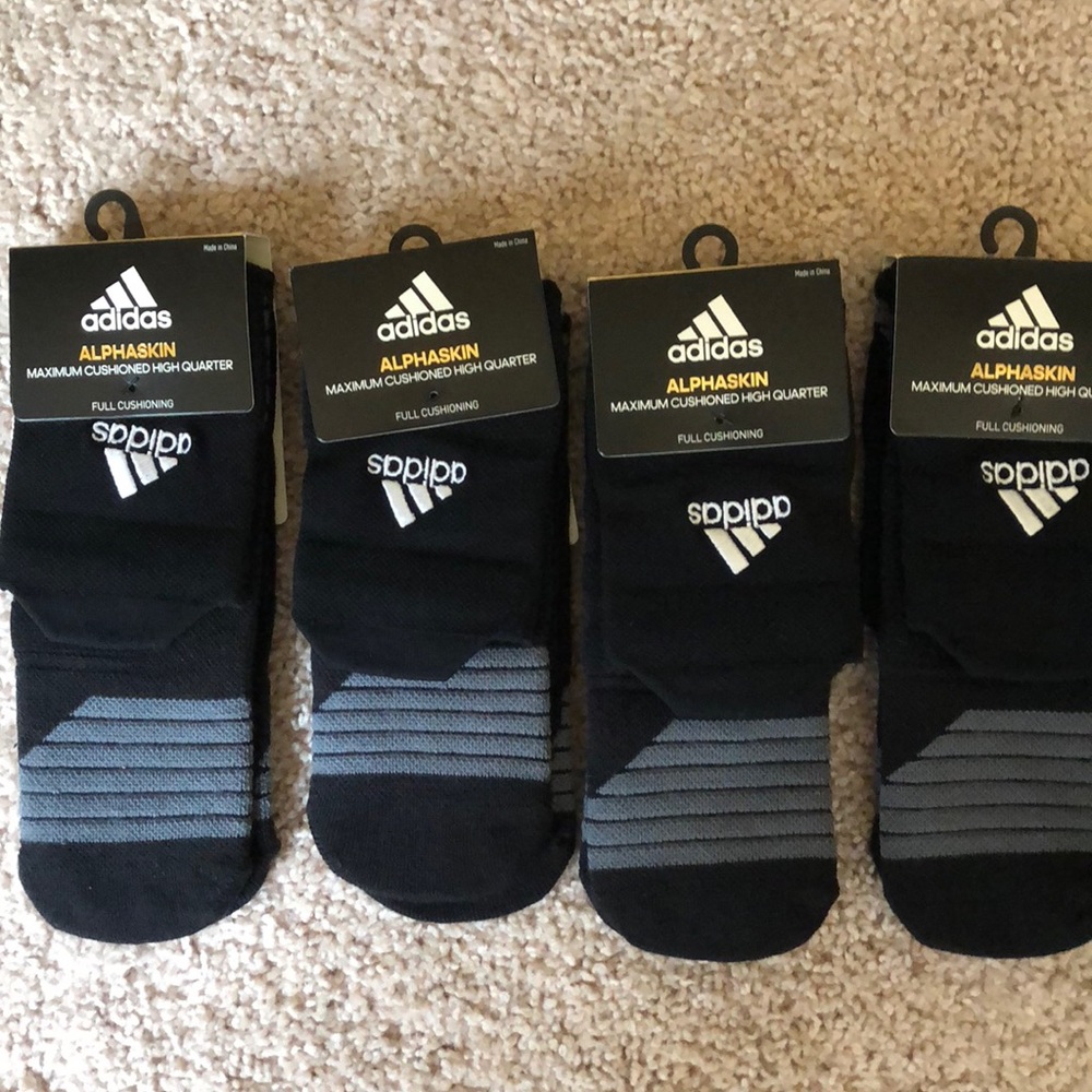 adidas AlphaSkin Sock - Lot of 4